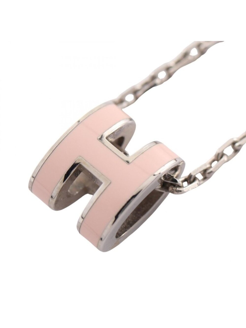 Hermes Necklace Mini Pop H Pink